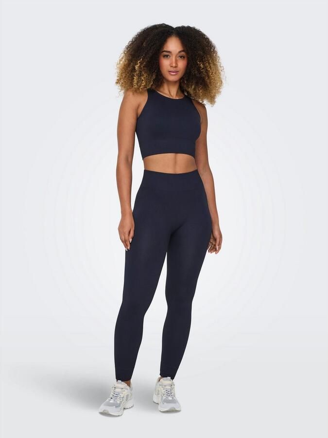 Only Play Trainingstop ONPJAIA LIFE Cropped fit in fijne ribstructuur - Foto 5