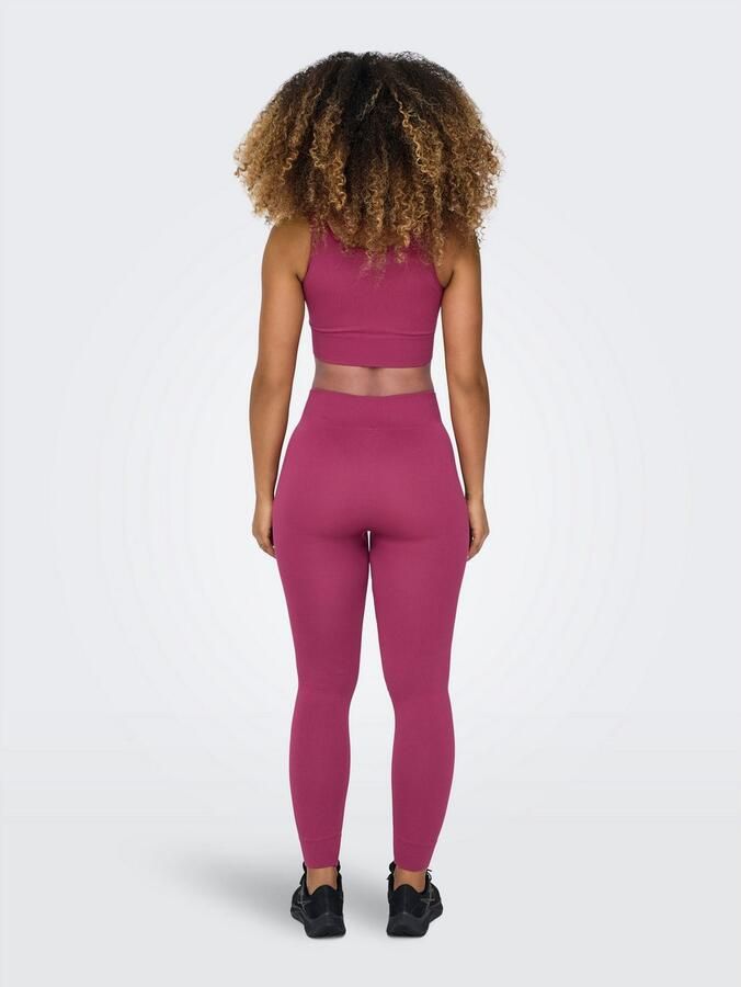 Only Play Trainingstop ONPJAIA LIFE Cropped fit in fijne ribstructuur - Foto 5