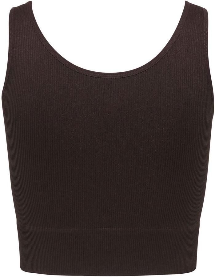 Only Play Trainingstop ONPJAIA LIFE Cropped fit in fijne ribstructuur