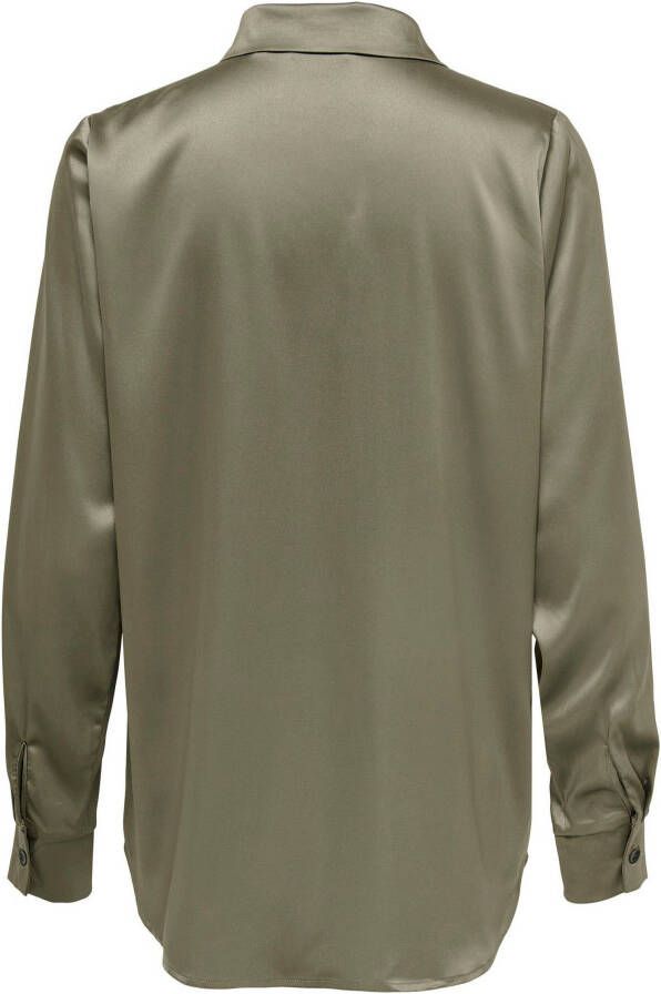 Only Satijnen blouse ONLVICTORIA LS LOOSE SATIN SHIRT NOOSWVN