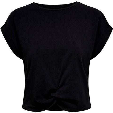 Only Shirt met korte mouwen ONLREIGN S S KNOT TOP NN