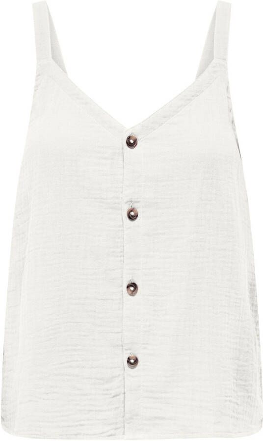 Only Shirt met ronde hals ONLTHYRA SINGLET TOP WVN