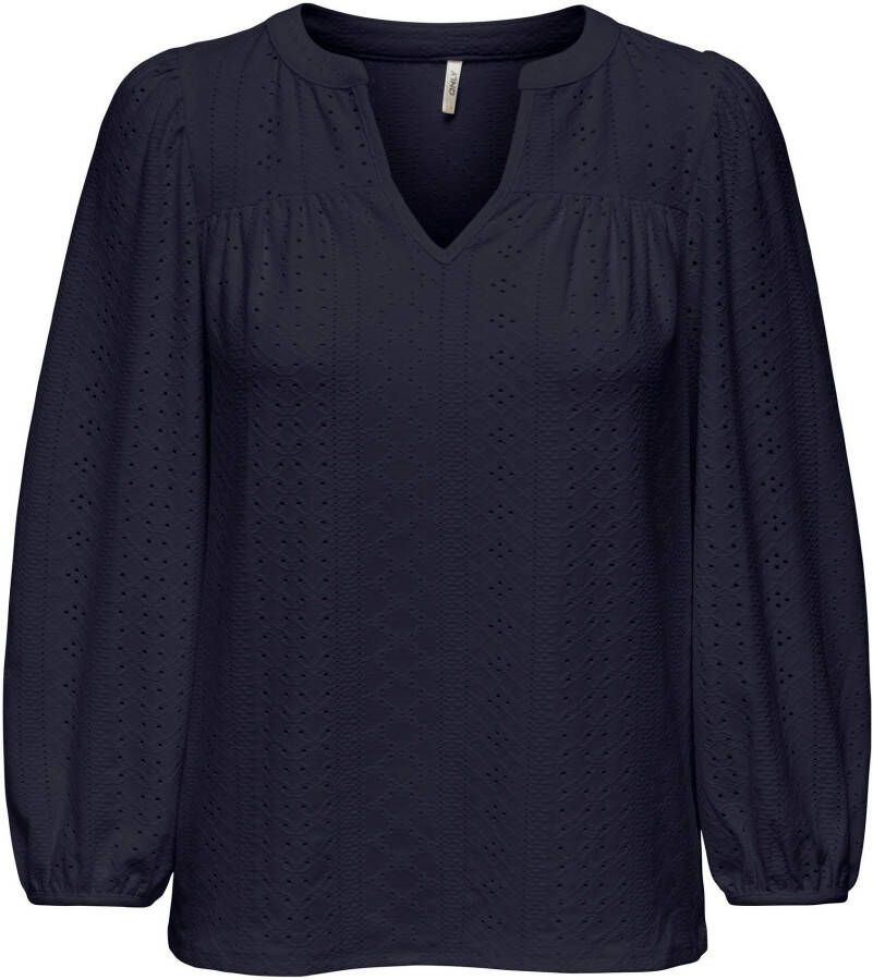 Only Shirt ONLSANDRA 3 4 SPLIT TOP JRS
