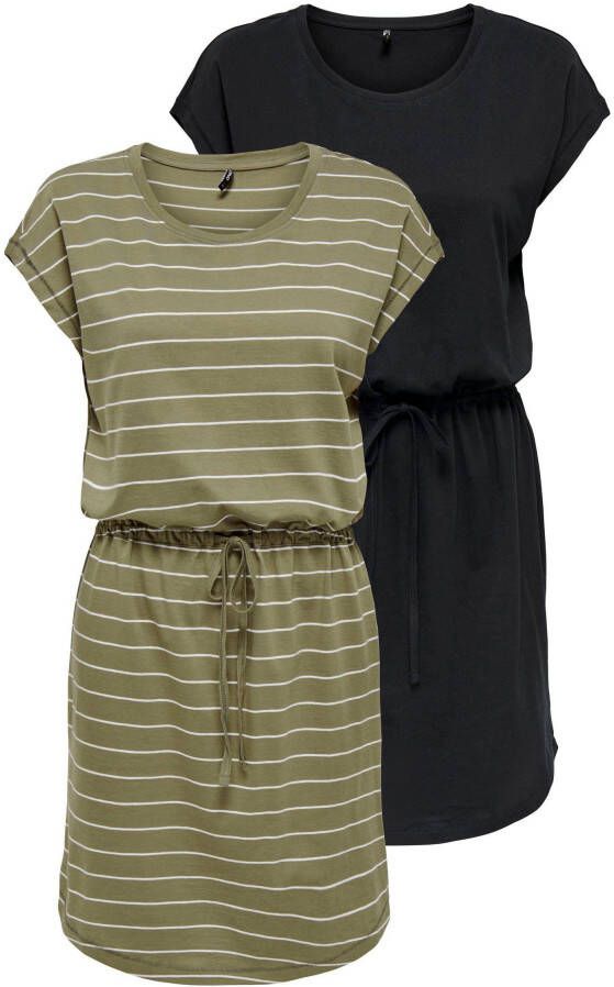 Only Shirtjurk ONLMAY LIFE S S DRESS 2 PACK CS JRS (Set van 2)