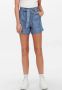 Only Loose fit korte jeans van een mix van katoen en lyocell model 'BEA SMILLA' - Thumbnail 1
