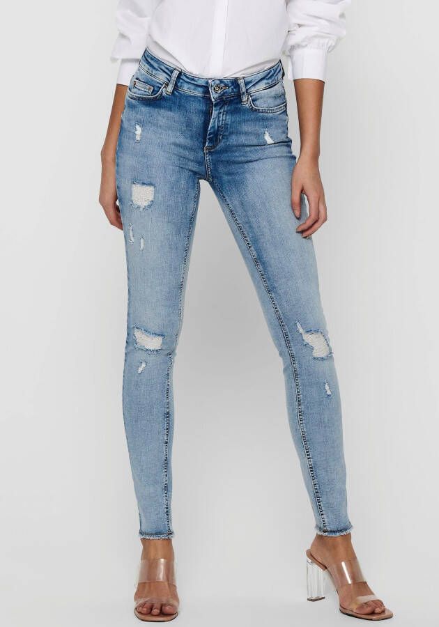 Only Ankle jeans ONLBLUSH – Enkeljeans met destroyed look voor trendy outfits - Foto 7