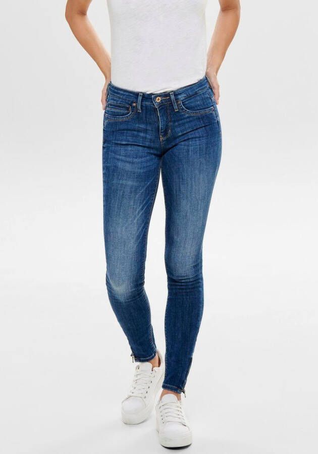 Only Skinny fit jeans ONLKENDELL LIFE met rits bij de zoom