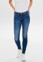 Only Blauwe versleten dames jeans met ritssluiting en knoopsluiting Blue Dames - Thumbnail 3