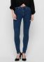 ONLY push-up skinny jeans ONLPOWER dark blue denim - Thumbnail 2