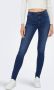 ONLY high waist skinny jeans ONLROSE medium blue denim - Thumbnail 7