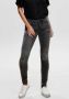 ONLY high waist skinny jeans ONLROYAL dark grey denim regular - Thumbnail 3