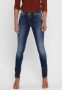 ONLY high waist skinny jeans ONLSHAPE dark blue denim - Thumbnail 2