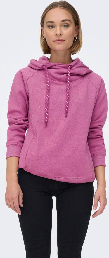 Only Sweatshirt ONLLENA L S HOOD SWT met een capuchon