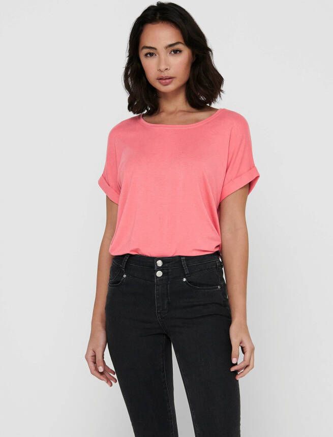 Only T-shirt ONLMOSTER – Shirt met korte mouwen en omslag en klassieke look - Foto 6