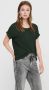 Only Stijlvolle Rosin T-shirt voor vrouwen Green Dames - Thumbnail 1