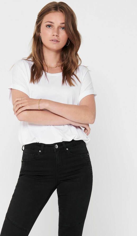 Only T-shirt ONLMOSTER – T-shirt met gemêleerde look en elastisch materiaal - Foto 7