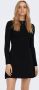 Only Gebreide jurk ONLDEE HAZEL L S ZIP DRESS CC KNT - Thumbnail 3