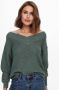 Only Regular fit gebreide pullover met geribde V-hals model 'MELTON LIFE' - Thumbnail 1