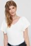 Only Achter Pullover T-Shirt Lente Zomer Collectie White Dames - Thumbnail 10