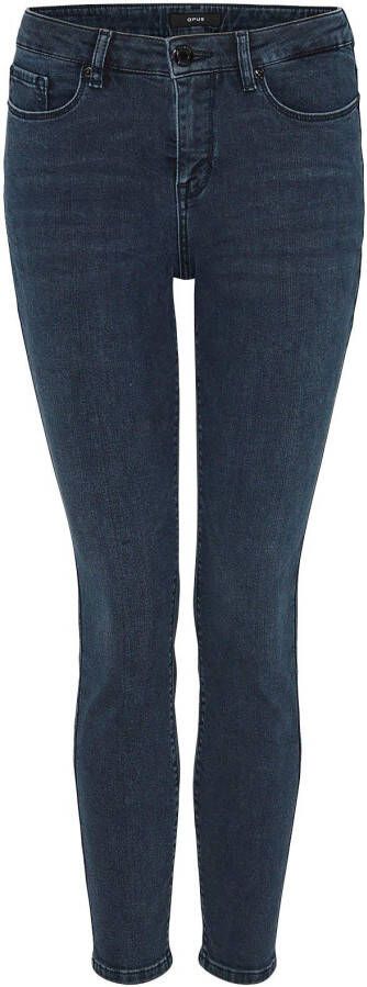 OPUS 5-pocketsjeans Elma met used-effecten