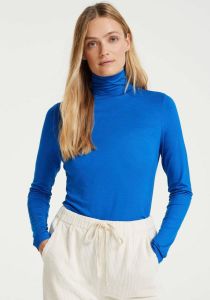 Opus Shirt met lange mouwen en col model 'Sariette'