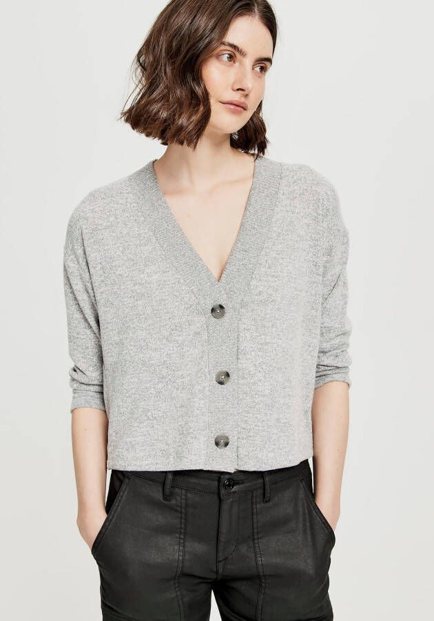 OPUS Shirtjasje Sausum met knoopsluiting