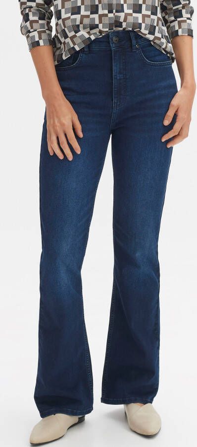 OPUS Slim fit jeans Edris met used-effecten