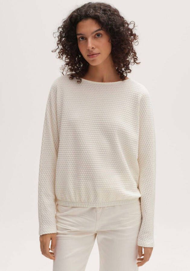 Opus Gebreide pullover met structuurmotief model 'Geluma'