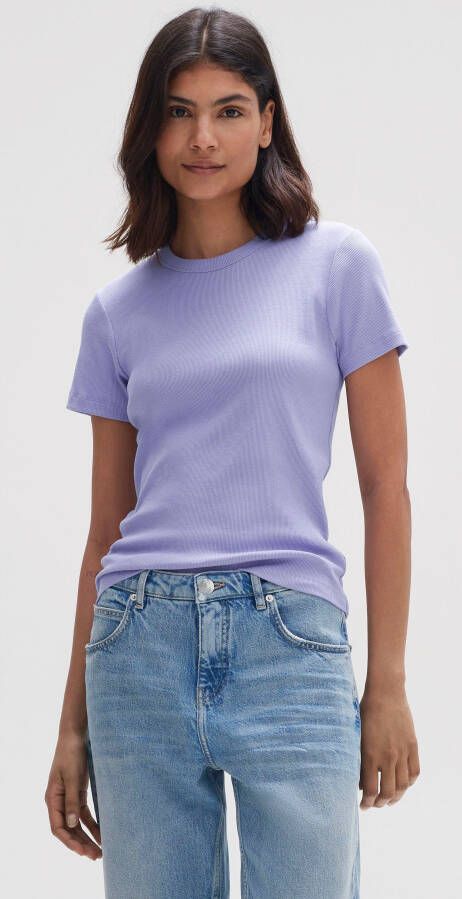 Opus T-shirt met ronde hals model 'Samuna'