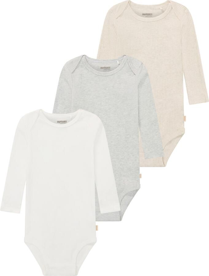 OTTO Body met lange mouwen HUGB 3PK BODYSUIT 3-pack in rib-look (set 3-delig) - Foto 3