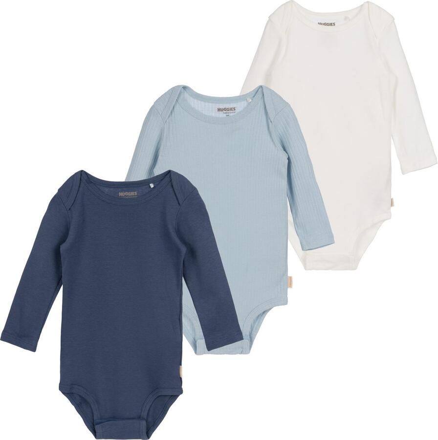 OTTO Body met lange mouwen HUGB 3PK BODYSUIT 3-pack in rib-look (set 3-delig) - Foto 2