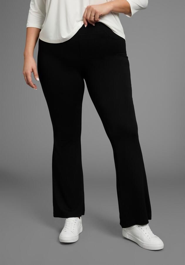 OTTO Bootcutbroek van comfortabele jersey in jeggings-look grote maat - Foto 6