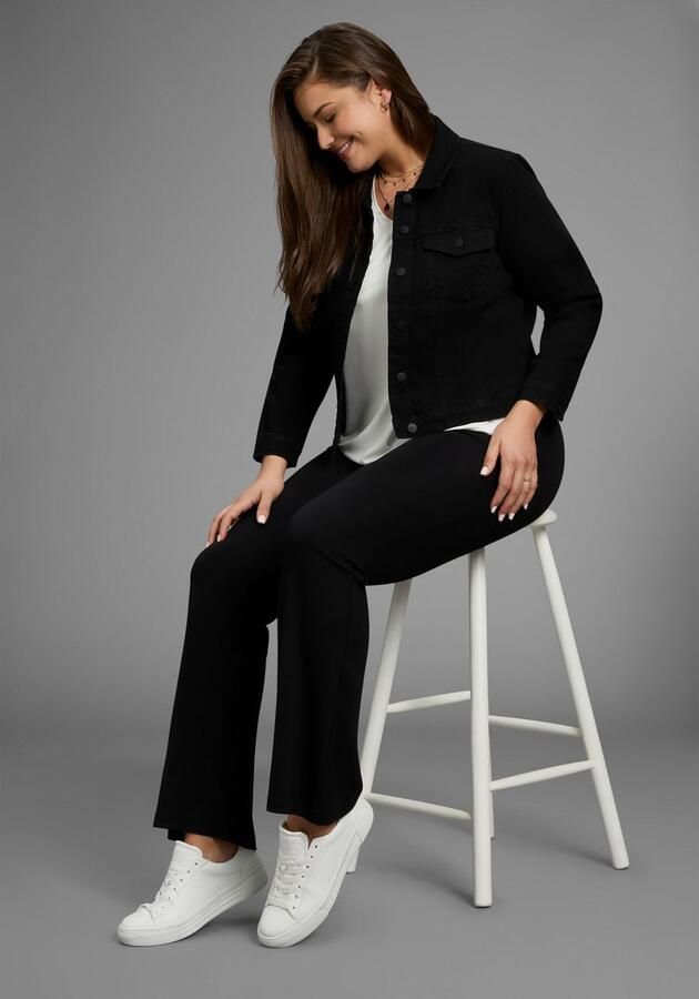 OTTO Bootcutbroek van comfortabele jersey in jeggings-look grote maat - Foto 4