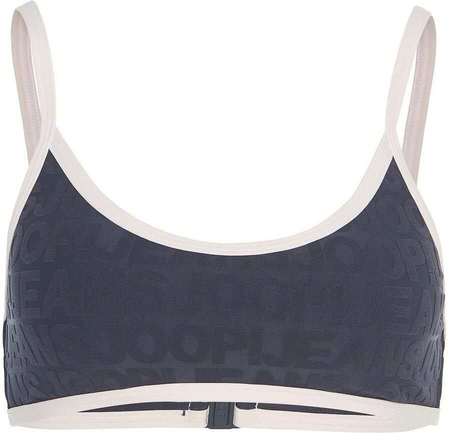 OTTO Bustierbikinitop JEANS! LOGOGRAM met gewatteerde cups met tonale logo-opdruk - Foto 2