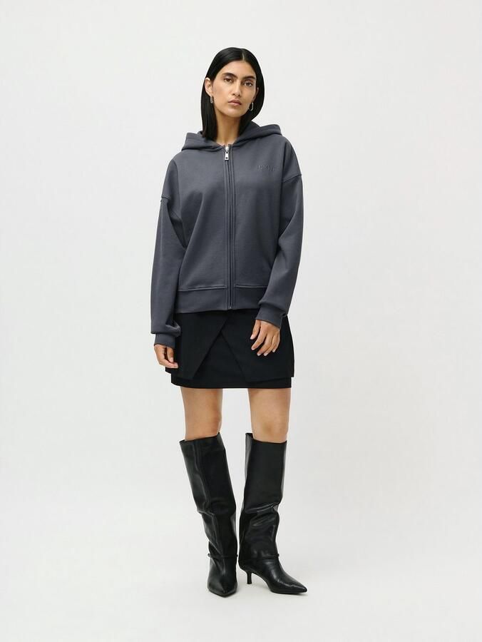 OTTO Capuchonsweatvest Fenna LeGer by Lena Gercke Met hoogwaardig logo-borduurwerk op de borst - Foto 2