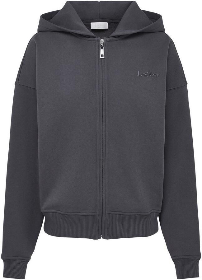 OTTO Capuchonsweatvest Fenna LeGer by Lena Gercke Met hoogwaardig logo-borduurwerk op de borst - Foto 4
