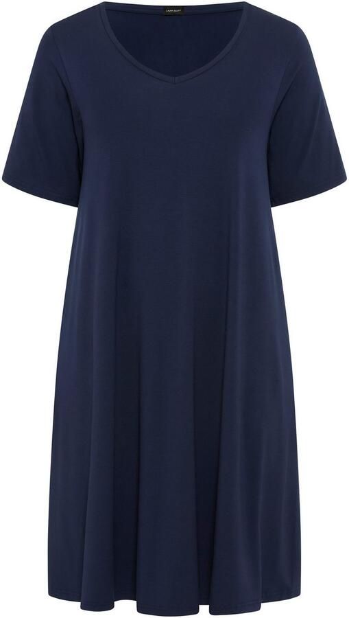 OTTO Jerseyjurk in licht uitlopende vloeiende wikkelvorm grote maat - Foto 5