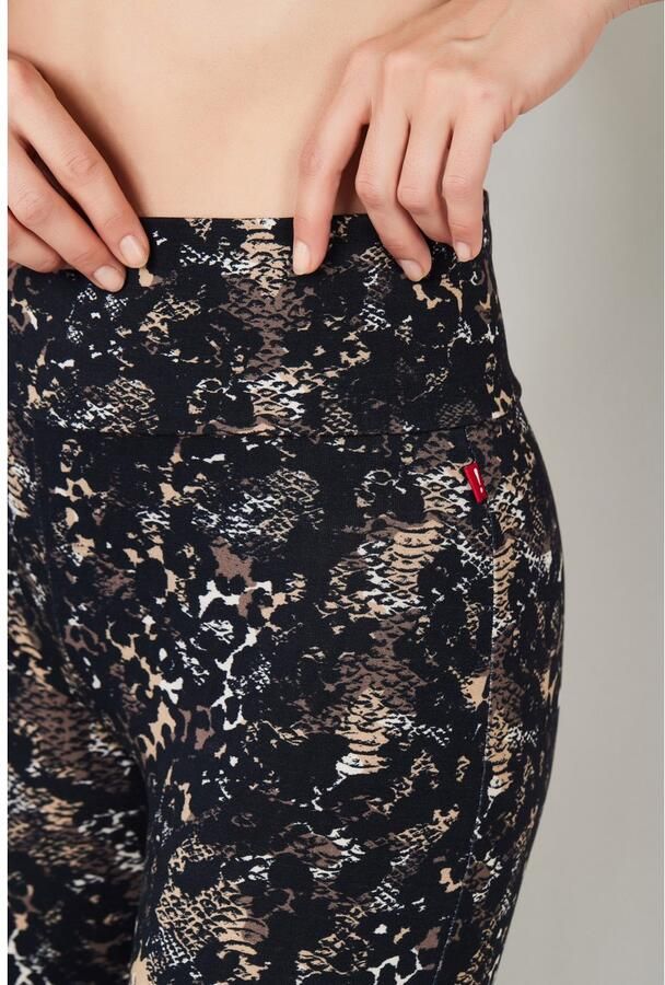 OTTO Legging After Dark (JOOP! Jeans) Animal-look Flare Fit elastische band