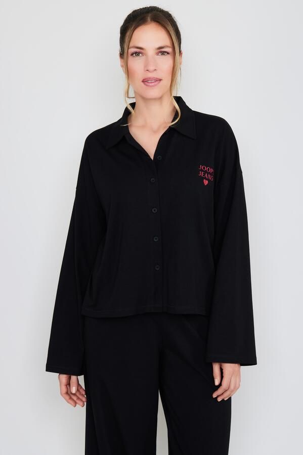 OTTO Pyjama top After Dark (JOOP! Jeans) Knoopsluiting lange mouw logo-print regular fit - Foto 5