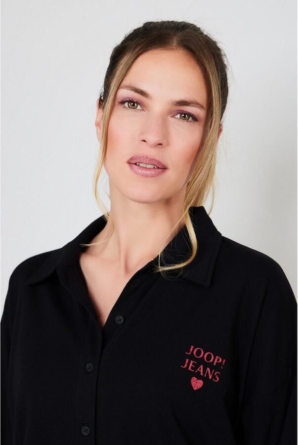 OTTO Pyjama top After Dark (JOOP! Jeans) Knoopsluiting lange mouw logo-print regular fit - Foto 2