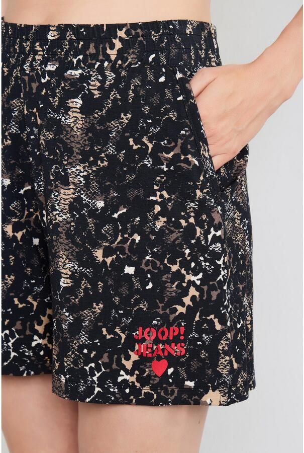 OTTO Short After Dark (JOOP! Jeans) Animal-look elastische band zijsplitjes