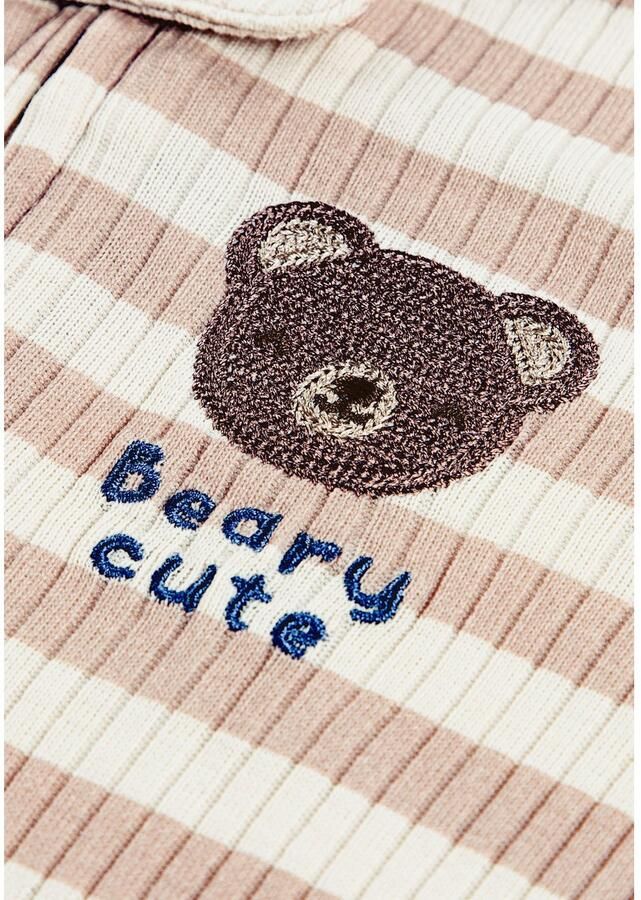 OTTO Slaaponesie HUGB FOOTED COVERALL met schattig berenborduurwerk - Foto 2