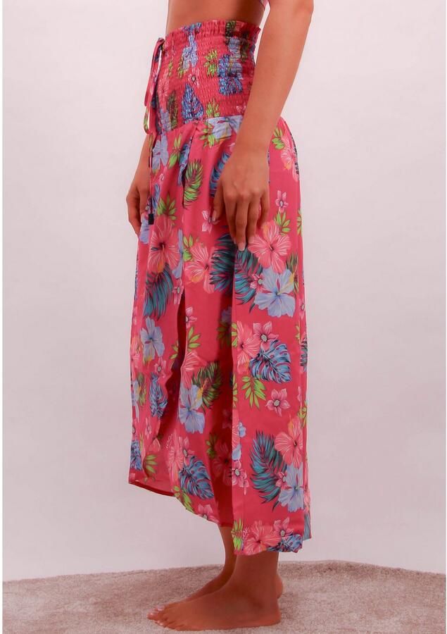 OTTO Strandjurk JEANS!HIBISCUS bloe print logo-details - Foto 3