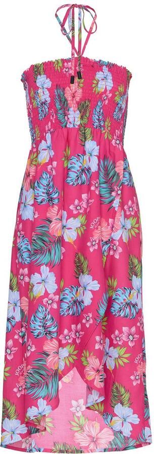 OTTO Strandjurk JEANS!HIBISCUS bloe print logo-details - Foto 6