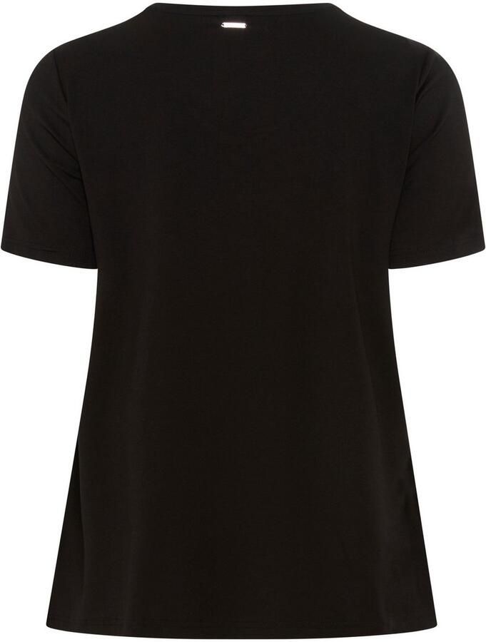 OTTO T-shirt met v-hals van vloeiende viscose grote maat