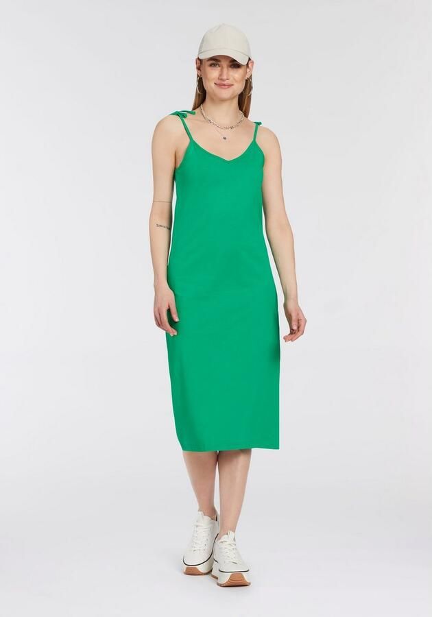 OTTO products Jerseyjurk GOTS-gecertificeerd CIRCULAR COLLECTIE in midi-lengte elegant van 100% katoen met spaghettibandjes - Foto 5