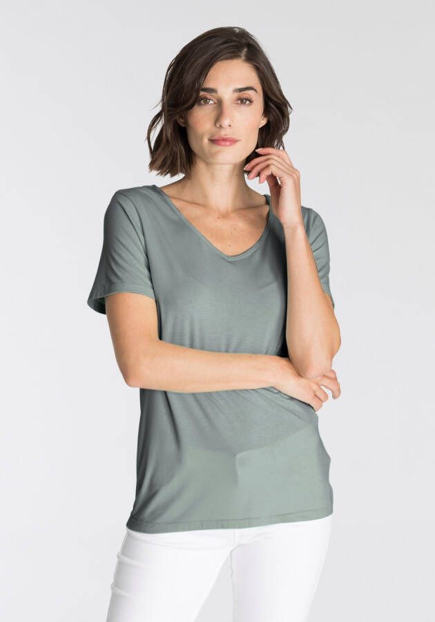 OTTO products Shirt met V-hals duurzaam van lenzing™ ecovero™-viscose