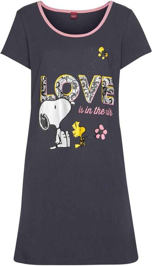 Peanuts Nachthemd met groot snoopy-motief - Foto 4