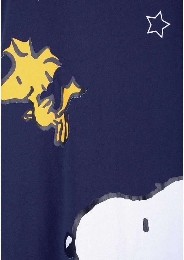 Peanuts Nachthemd met snoopy-print in minilengte