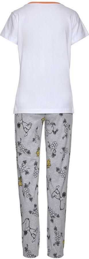 Peanuts Pyjama met snoopy- en woodstock-print (2-delig 1 stuk) - Foto 5